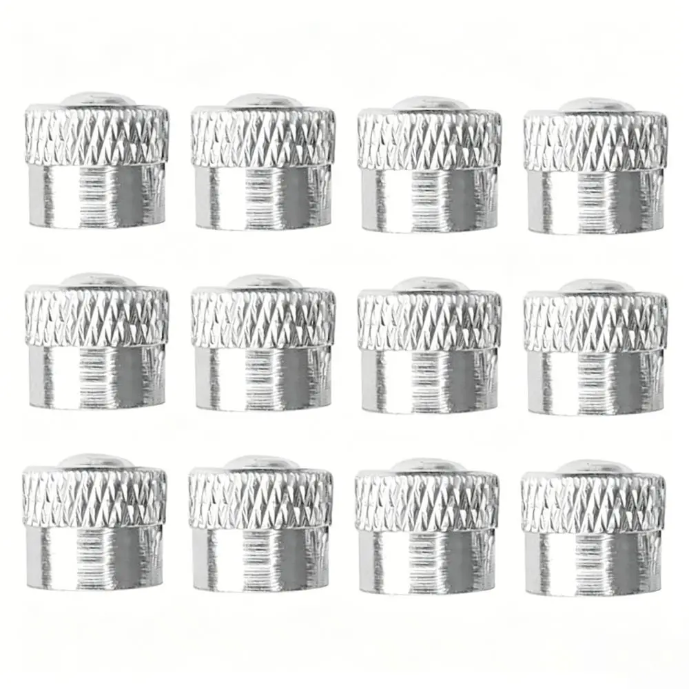 8/12/16pcs Brass Car Tire Valve Stems Caps Dustproof Easy To Install Tire Valve Cap Metal Tire Wheel Stem Air Valve Caps