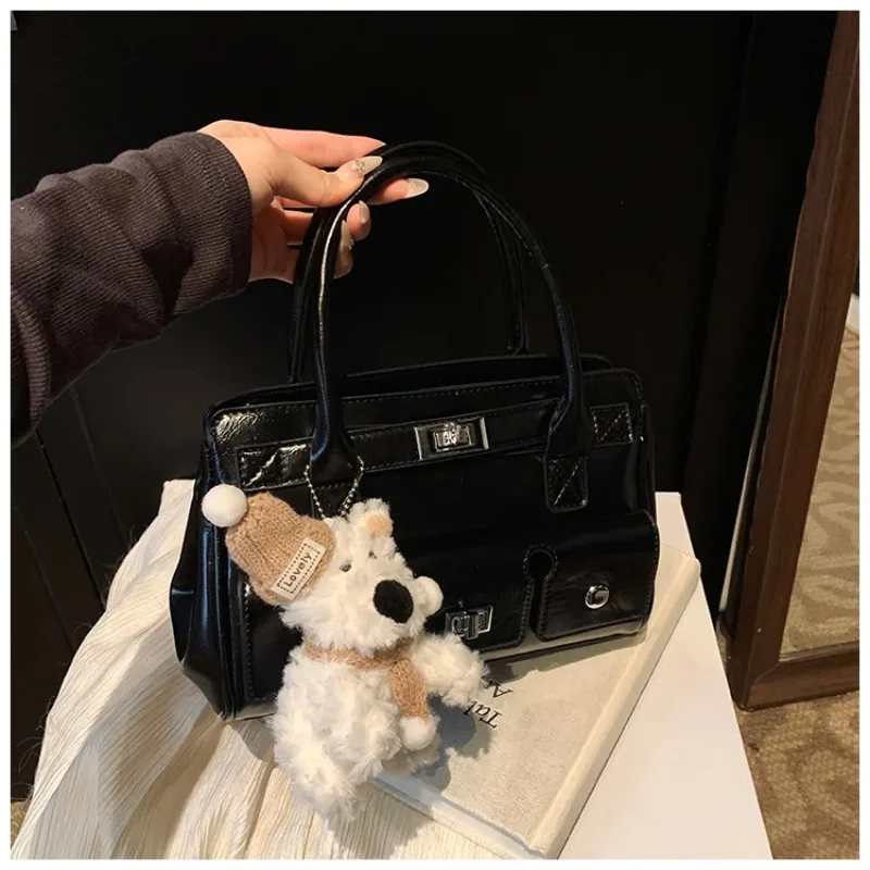 

Stylish Solid Color Commuter Tote Bag - Minimalist Large Capacity Crossbody Purse For Women Designer Leather Fashion Shopper