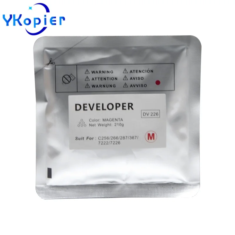 

DV226 Magenta Developer Powder For Konica Minolta Bizhub C287 C367 C256 C266 C7222 C7226 Developer