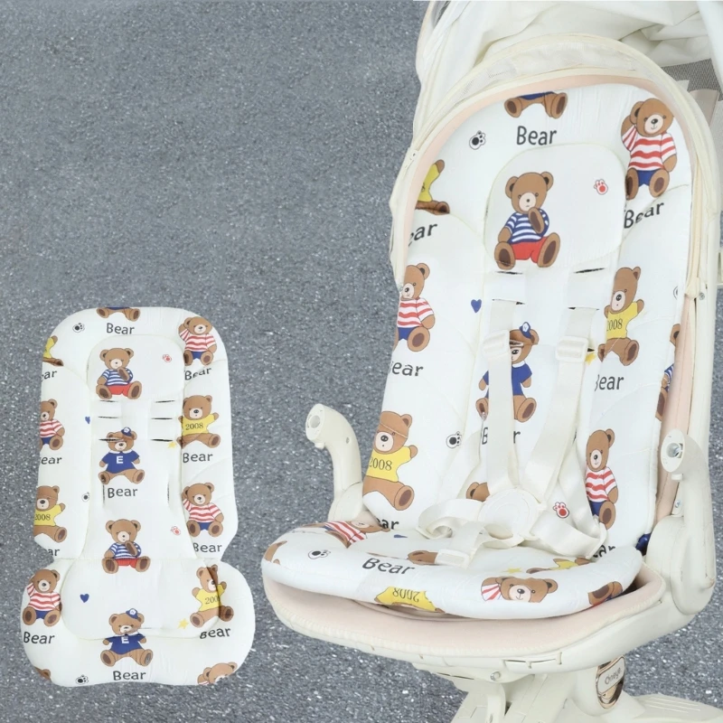 J15U Дышащая подушка сиденья для детской коляски, мягкая подушка для детской коляски, дизайн, пригодный для машинной стирки