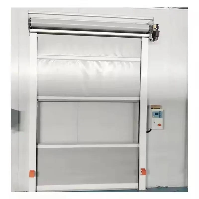 2026 High Quality Automatic Industrial Rapid High-Speed Roll-Up Door Pvc Roll up Electric Door High Fast Rolling Door Curtain