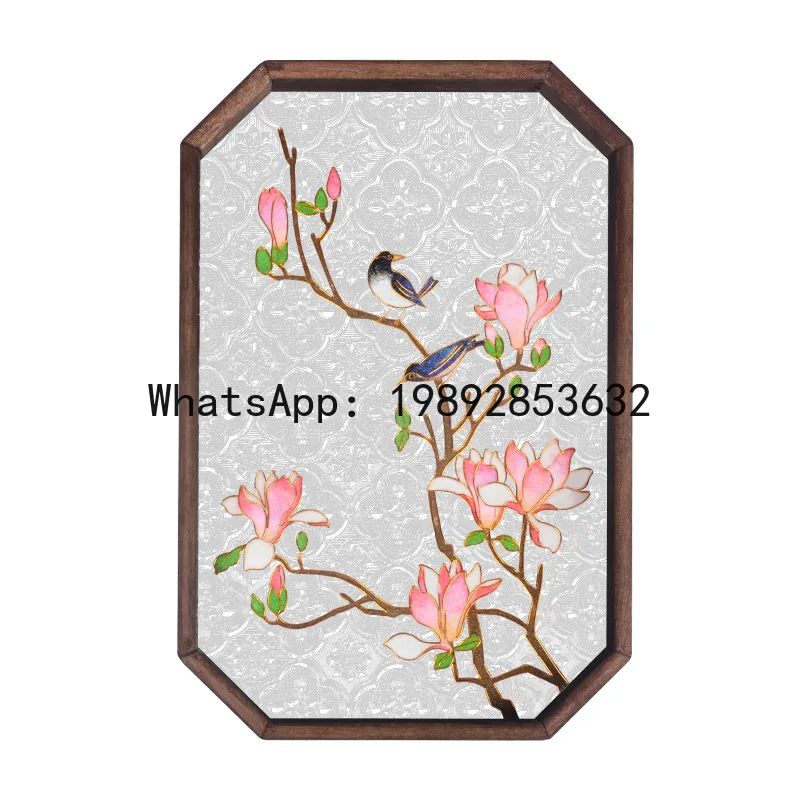 

Zz cloisonné enamel tea tray diy kit - handmade material pack for floral trays, glass tea trays, and wooden ornaments