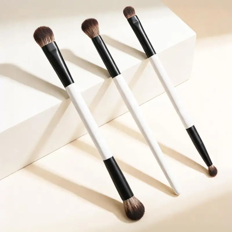 Dual-Ended Blush Foundation Brush 1/3Pcs Soft Skin-friendly Powder Contour Makeup Brushes for Women Daily Cosmetic
