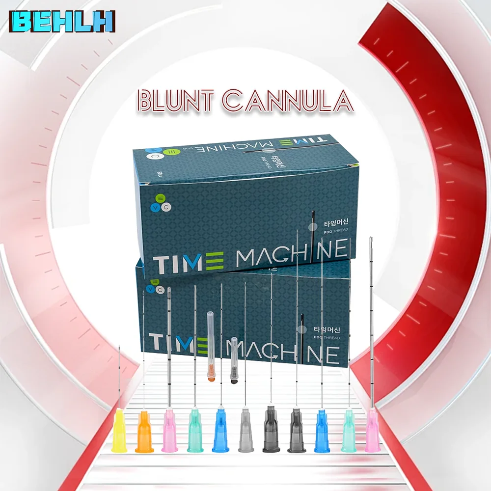 Disposable Blunt Tip Cannula Needle For Filler Injection 18G 21G 22G 23G 25G 27G 30G Uric Acid Facial Filling Nose 1 box