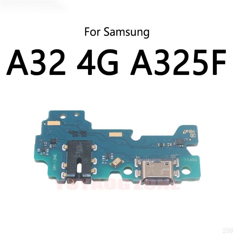 

10 шт./лот для Samsung Galaxy A32 4G a325f 5G A326 USB-порт для зарядки, разъем, разъем, гибкий кабель, модуль зарядной платы