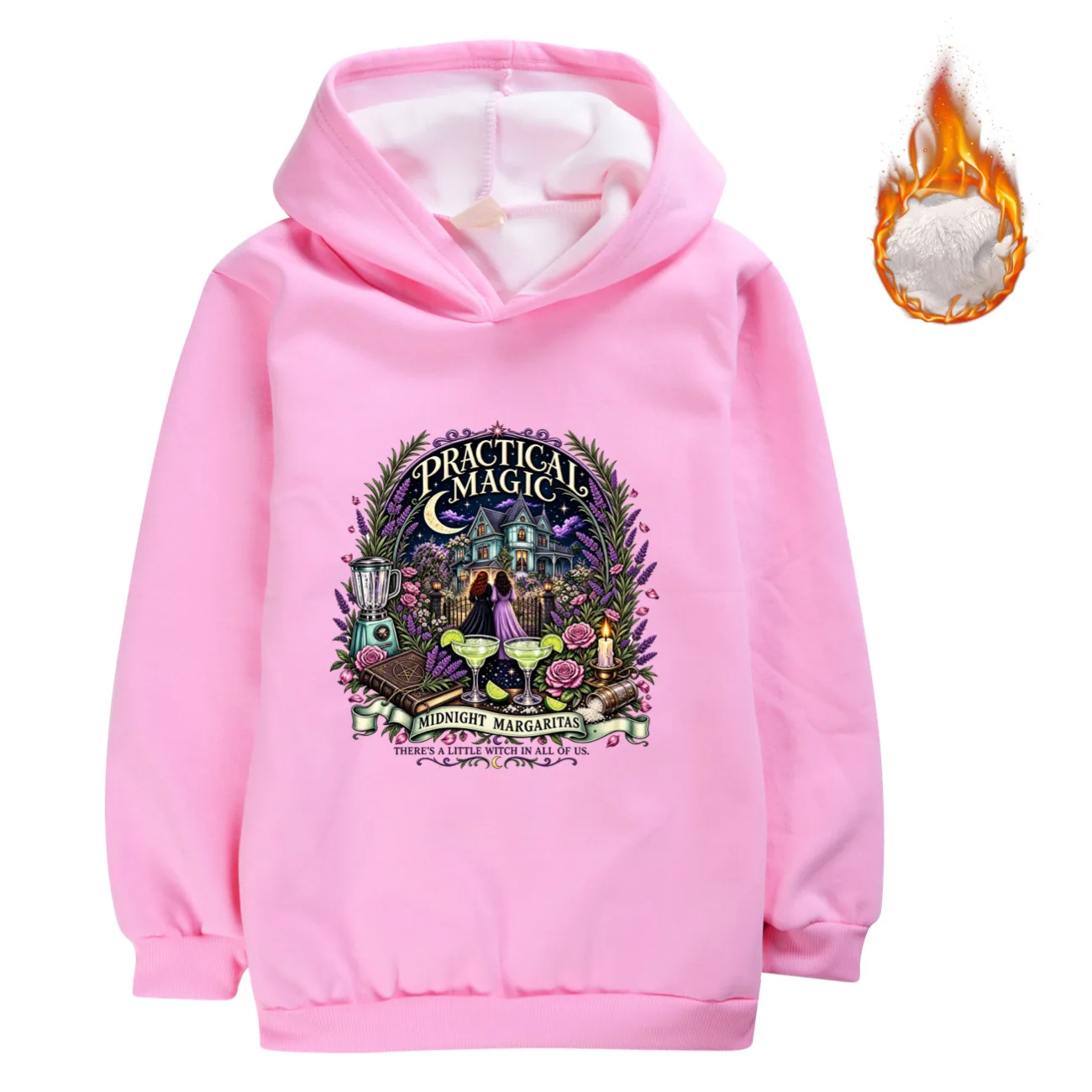 Hot Movie Practical Magic 2 Hoodie Kids Warm Winter Clothes Youth Girls Boy Fleece Hooded Sweatshirts Children Thicken Outerwear