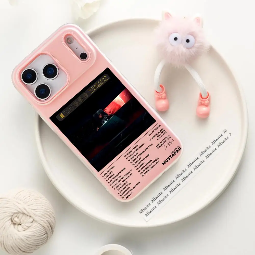 Singer Luv R-Resval Phone Case Clear TPU Jelly Case for iPhone 17 16 15 14 13 12 11 Pro Max Plus Mini, Slim Protective