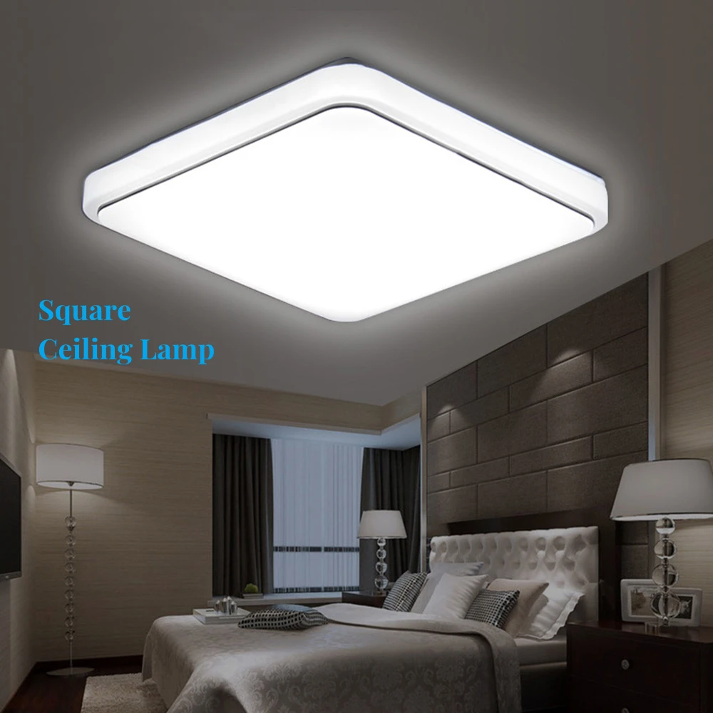

Tomshine Square LED Ceiling Lamp AC220V White Color Kitchen Balcony Porch Modern Panel Light Fixture led ceiling light