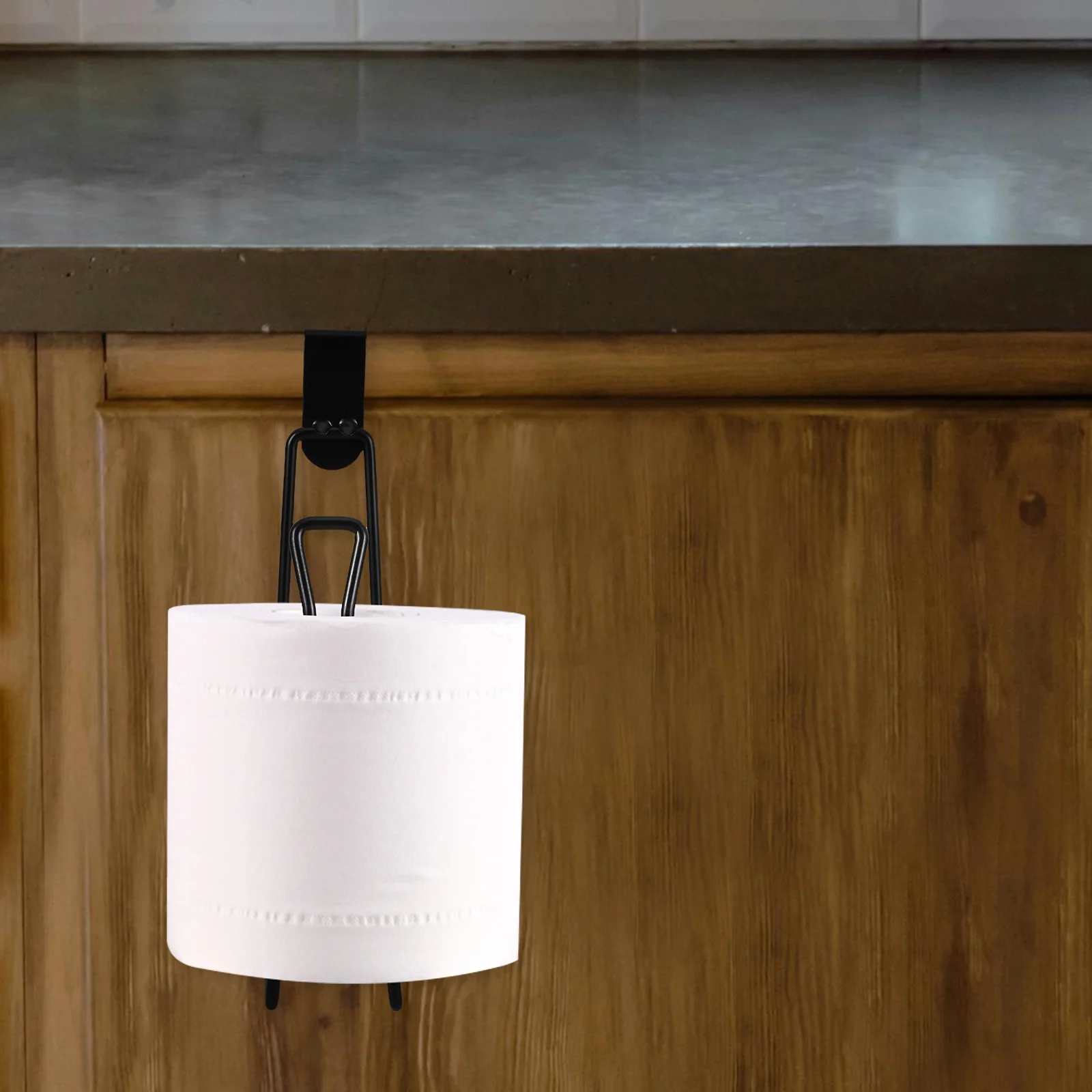 

Держатель для туалетной бумаги над баком, настенный современный железный органайзер для салфеток в ванной комнате для домашнего использования в отеле, черный крючок для туалетной бумаги