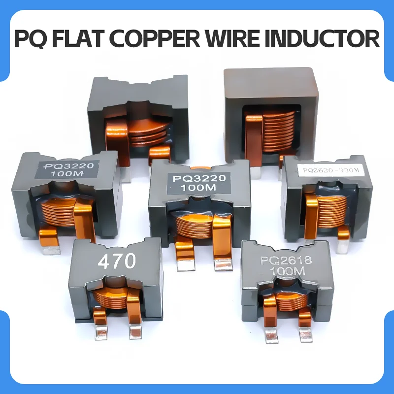PQ3220 High Current Storage Inductor New Energy Plug-in High Quality Flat Copper Wire Filter Coil