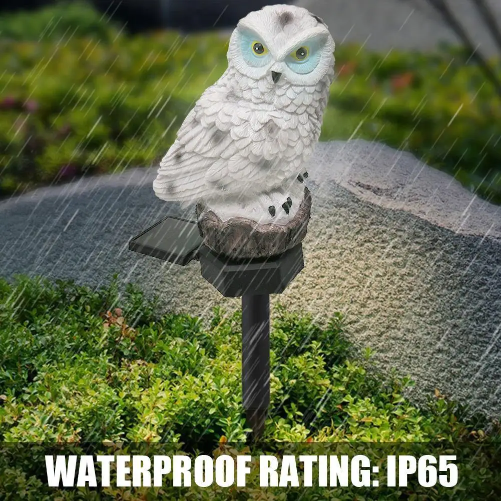 

Led Solar Light Outdoor Garden Waterproof Owl Stake Lawn Light Exterior Night Lamp Owl Shape Solar Powered Lawn Lamp