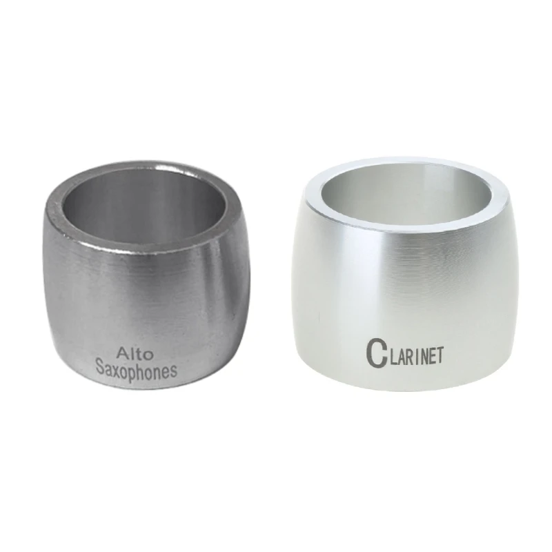 

Alto Sax Clarinet Mouthpiece Ligature Saxophone Parts Clip Aluminum Ligature Wide Ring Fastener Clip Mouthpiece Ligature