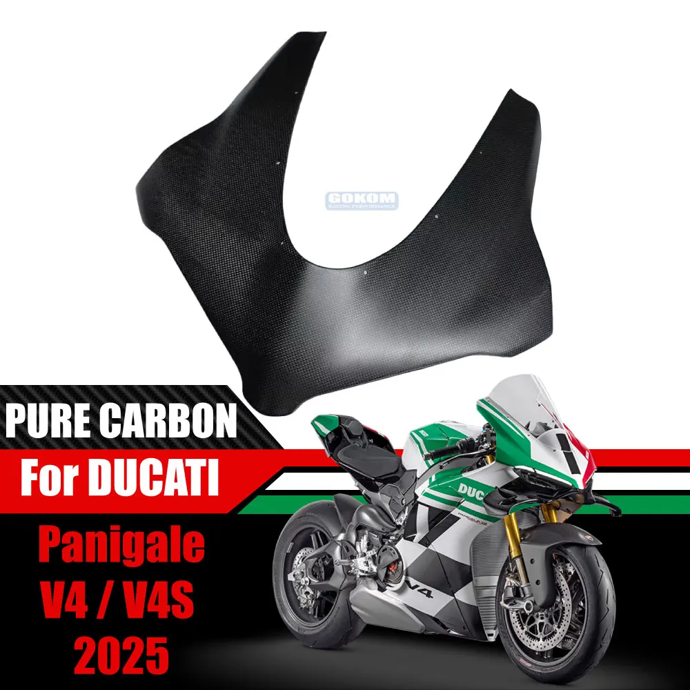

For DUCATI Panigale V4 V4S 2025 Carbon Fiber Front Fairing Matte Accessorie