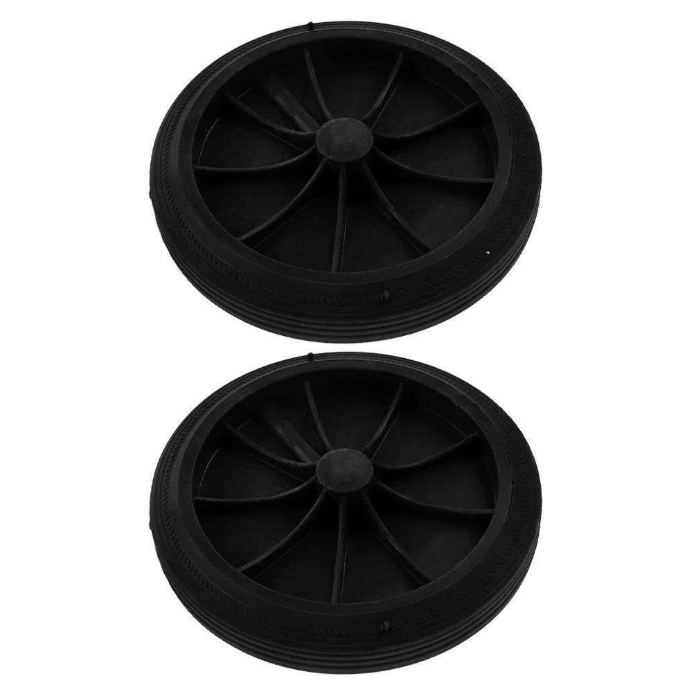 

2Pcs Garbage Can Wheels Replacement 80L 100L 120L 240L Trash Bin Accessories Steady Quiet Moving Home Park Office Use