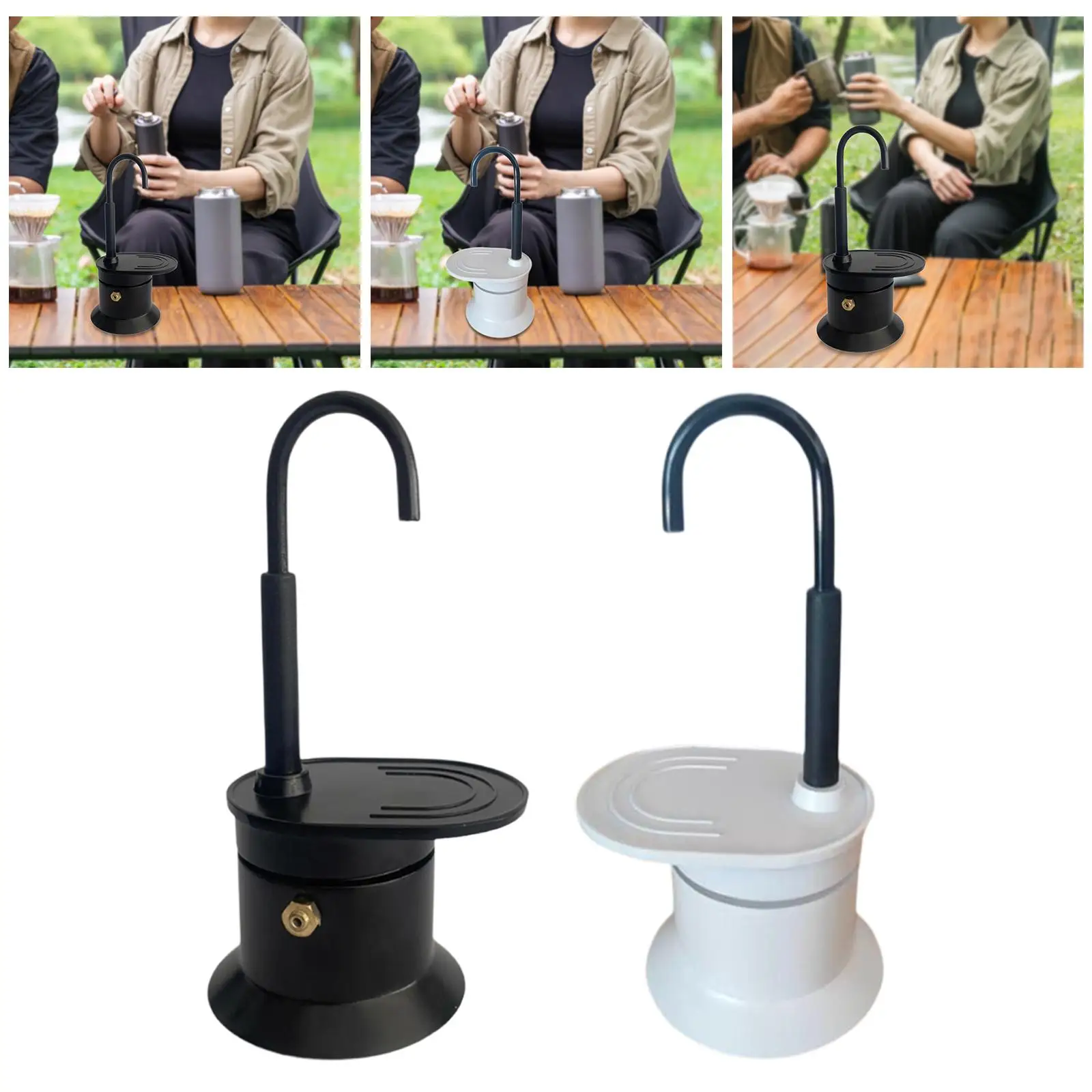 

Портативная мини-кофеварка из алюминиевого сплава, простая в использовании, для приготовления эспрессо дома, в офисе и на вечеринках.