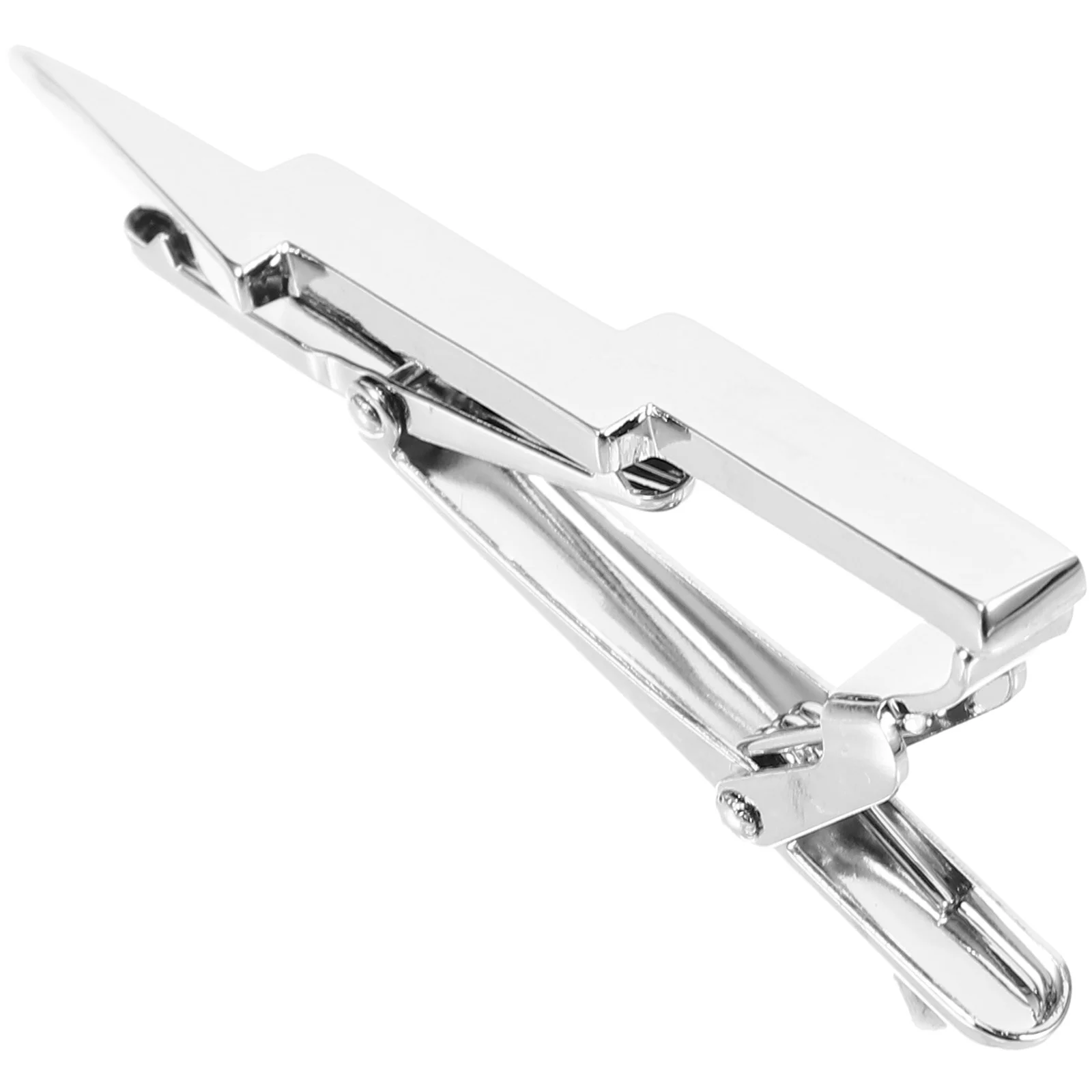 

Stylish Silver Tie Clip for Men Decorative Metal Necktie Clip for Wedding Party Banquet Business Occasions Tie Clips Decorative