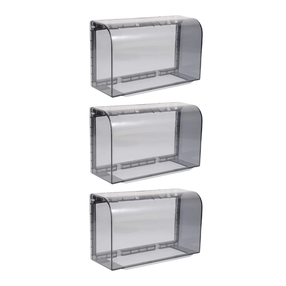 

3Pcs Bathroom Waterproof for Switches Sockets Easy Adhesive Installation Splash Proof Weatherproof Guard