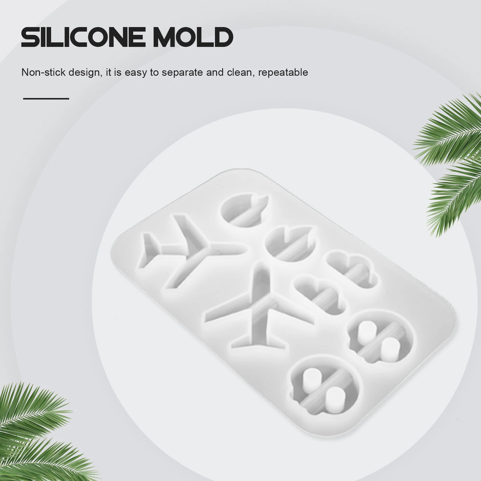 1 قطعة قالب توبر من القش السيليكون غير لاصق لتقوم بها بنفسك قالب حرفي من راتنجات الايبوكسي لتزيين الهدايا اليدوية ملحقات فنية متعددة الأغراض