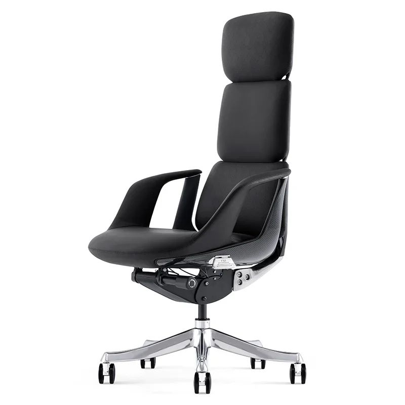 Light Luxury Leather Executive Chair President Office Swivel Chair Home Computer Chair Ergonomic Backrest Gaming Chair
