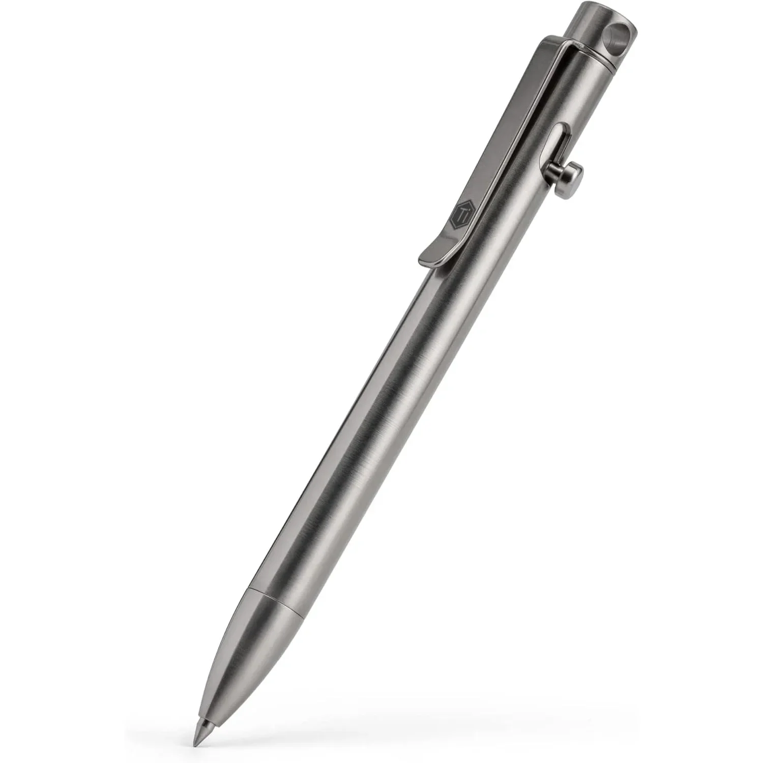keyunity-kp01st-bolt-action-edc-pen-with-clip-titanium-pocket-ballpoint-pen-for-everyday-carry-polished