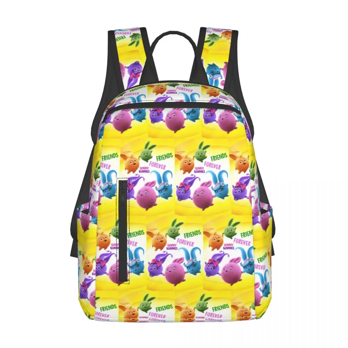 

Sunny Bunnies Anime Cartoon Backpack Daypack Large Capacity Children BookBag School Bag Shoulder Bags for Men Women