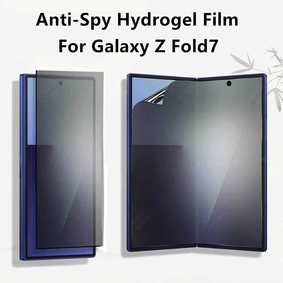 

Asdipsa Anti-Shatter Privacy Hydrogel Film For Samsung Galaxy Z Fold7 Fold7 ZFold7 Anti-Spy Soft External Screen Protector