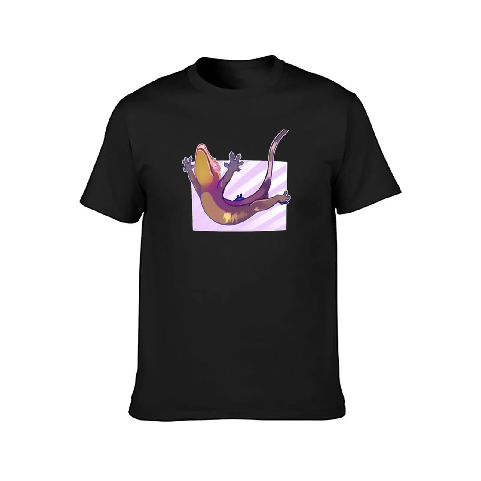 Crested Gecko 2 T-Shirt anime stuff Short sleeve tee street wear outfits for men