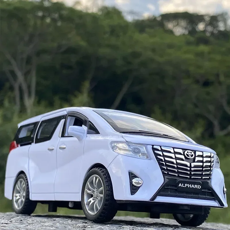Alpha MPV Legierung Auto Modell Nanny Auto 1:32 Diecast Höhe Simulation Sound und Licht Zurückziehen Spielzeug Auto Geschenk