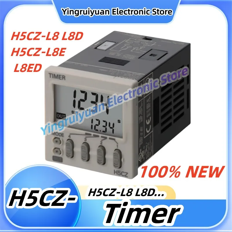 

Timer H5CZ-L8 L8D H5CZ-L8E L8ED AC100~240V DC12~24V Original genuine products