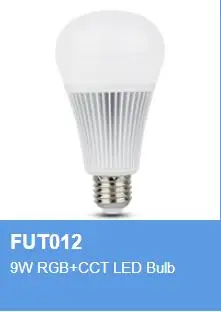 MiLight AC85V-265V 110V 220V E27 E14 GU10 MR16 4W 5W 6W 9W 12W RGB+CCT led bulb lamp work with Mi light remote mobile phone APP