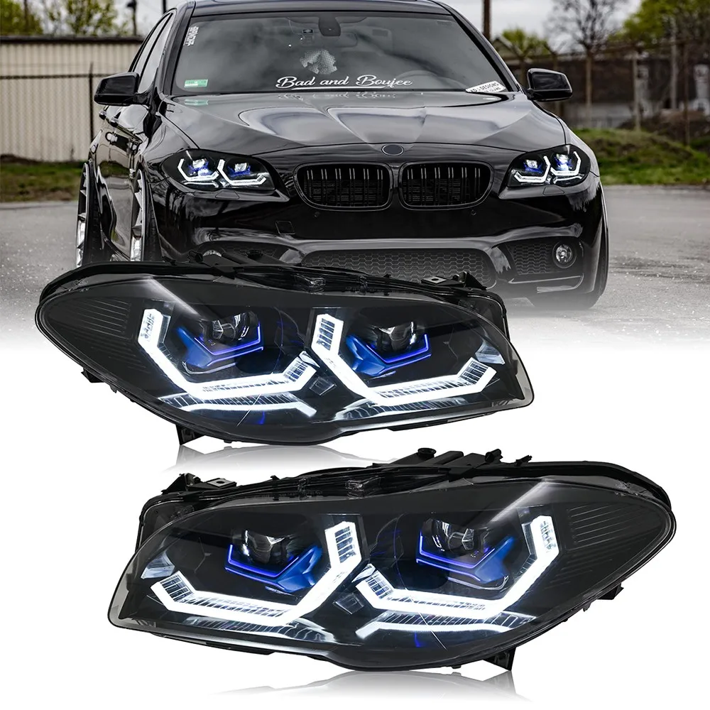

1 Pair LED Headlights Assembly For BMW 5 Series F10 F11 F18 2011-2017 Head Lamps Assembly Turn Signal Front Head Lamps