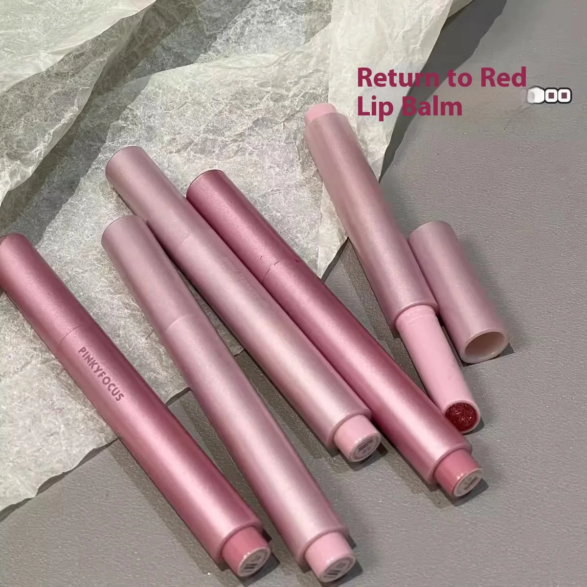 다이아몬드 핑크 글리터 솔리드 젤리 립글로스 펜 보습 미러 워터 립스틱 라이트 필름 형성 비퇴색 글로스 화장품