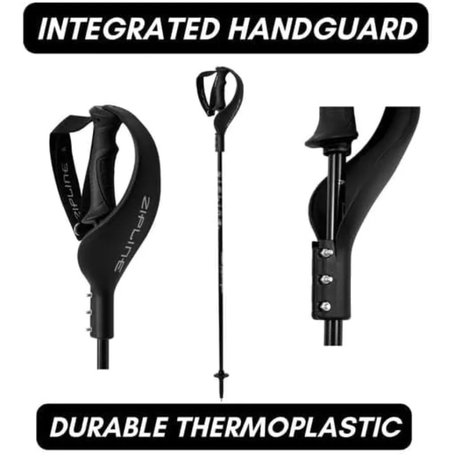 Zipline Ski Racing Hand Guard for Premium Protection for Downhill Ski Poles for Enhanced Safety Essential for Competitive Downh
