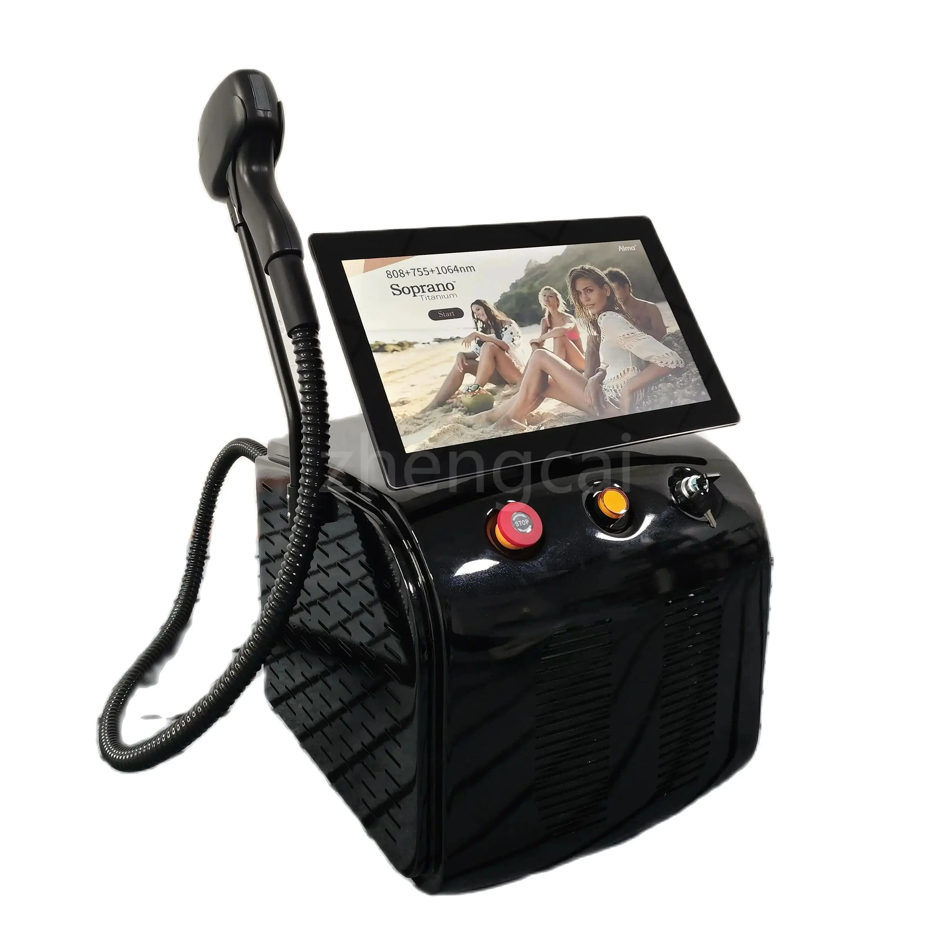 High Quality Diode Ice Platinum Titanium 1000W Handle Permanent Removal Fast Hair Removal