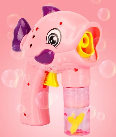 Bubble blowing machine, children's manual Toy gun, popular for girls and boys