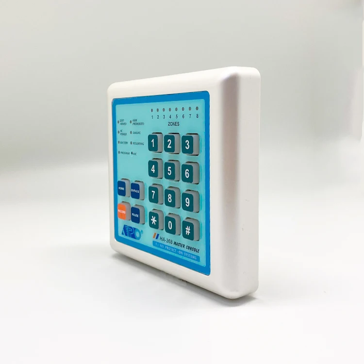 8 Zones Home Security Alarm Control Panel Smart Alarm System For Home & Office with Auto Dialer to User Set Phone Number