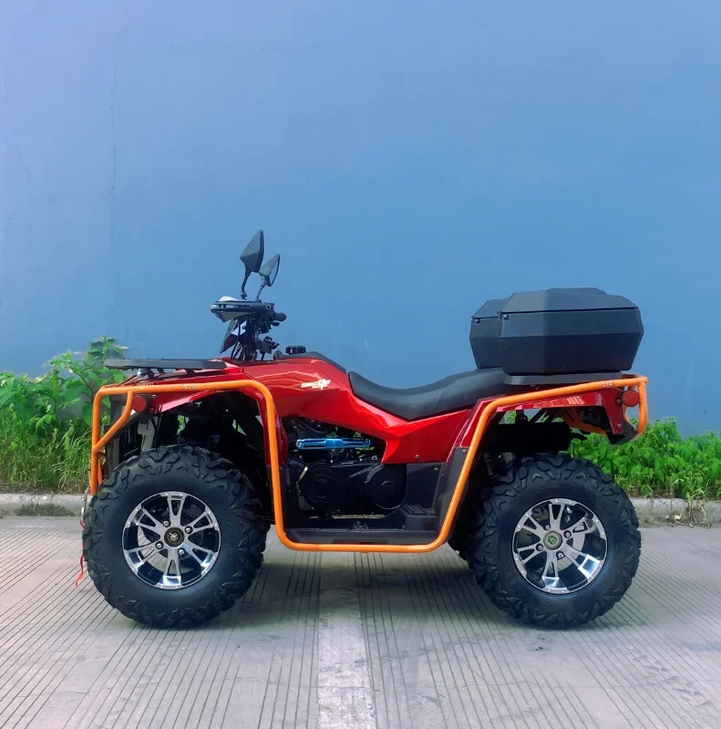 200CC Cheap Gasoline ATV For Adults Big Off Road Tires Big Headlight Power By Fuel Oil