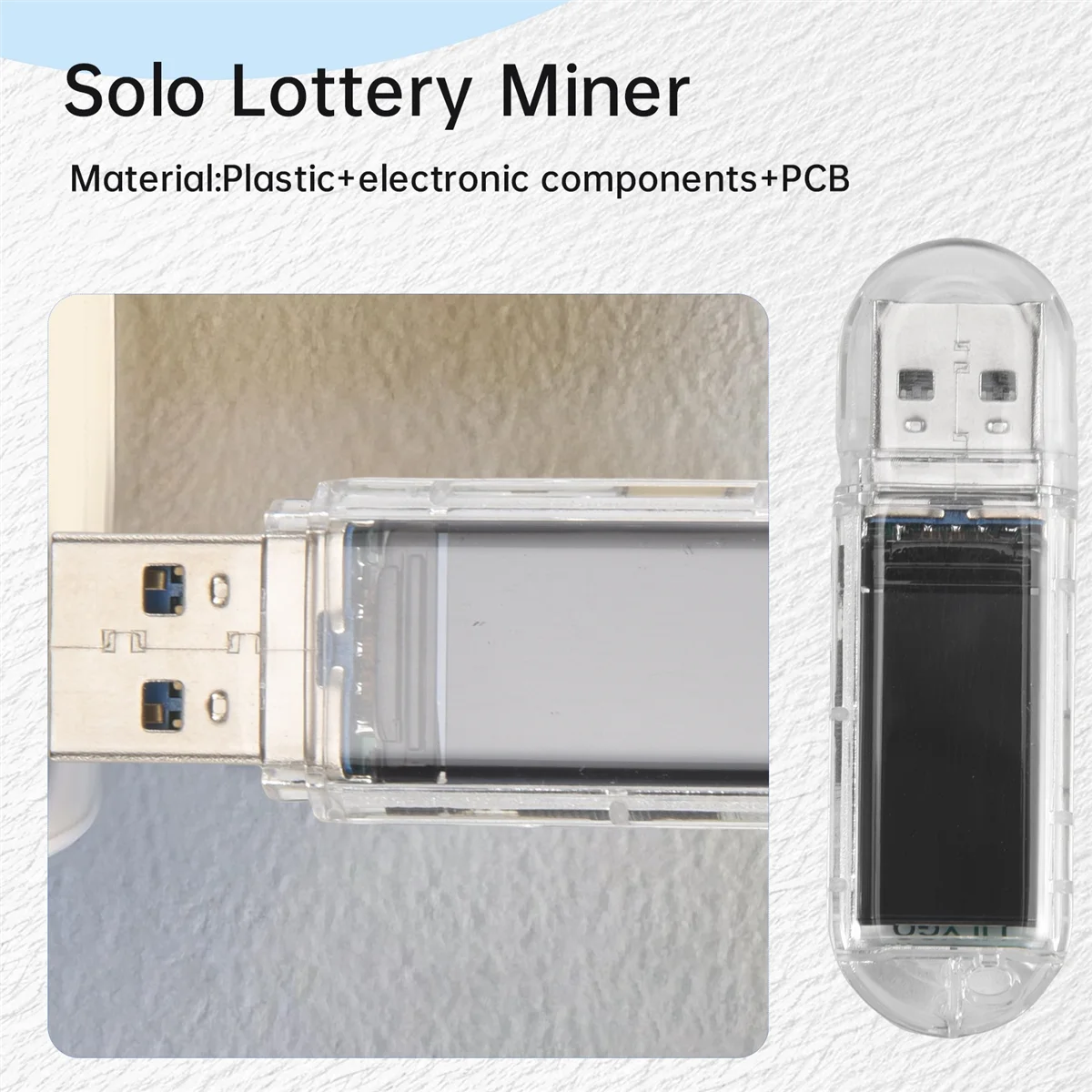 

【Найвичайшая цена!】NerdMiner V2 T-Dongle S3 Хешрейт 74 кГц/с USB BTC Crypto Solo Lottery Miner с дисплеем Bitcoin Miner Nerd Miner