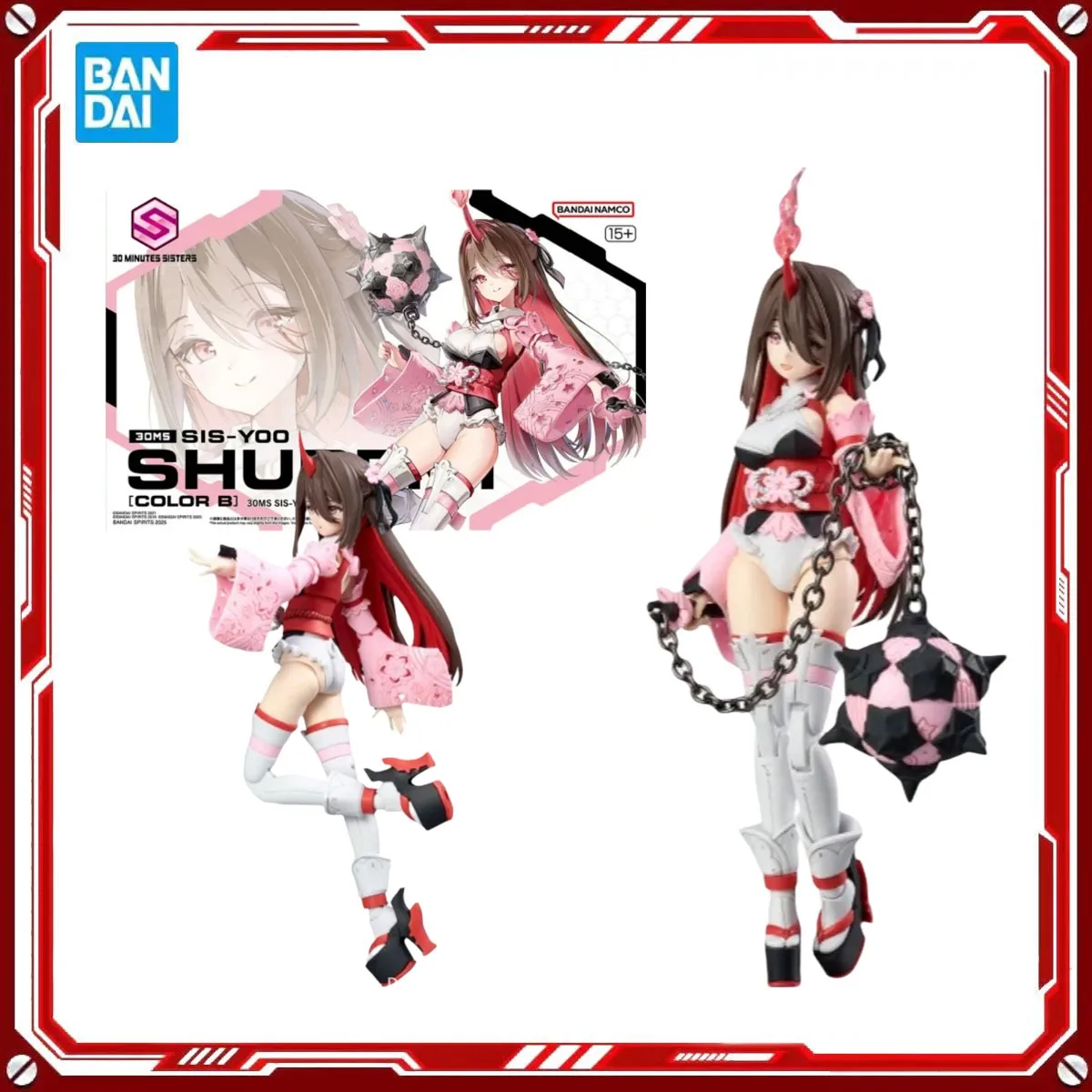 

Bandai Genuine 30 MINUTES SISTERS Anime Model Kits SIS-Y00 SHUREMI [COLOR B] Toys Action Figure Assembly Model Gift for Kids