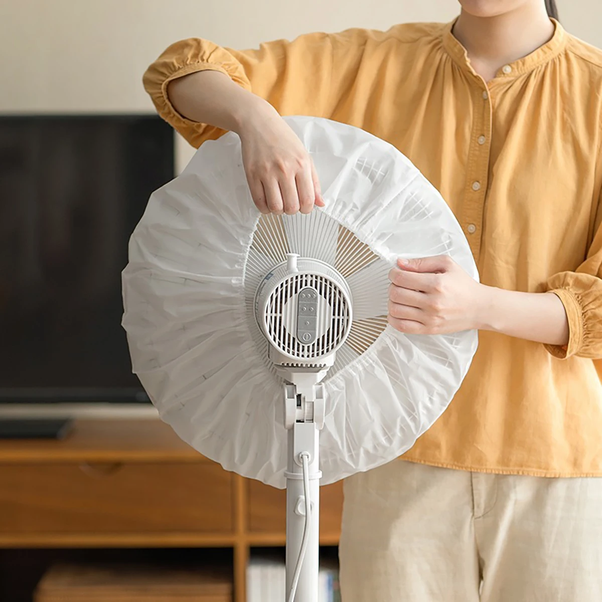 Wasserdichte Staubdichte Runde Ventilatorabdeckung Elektrische Ventilator-Staubschutzhülle
