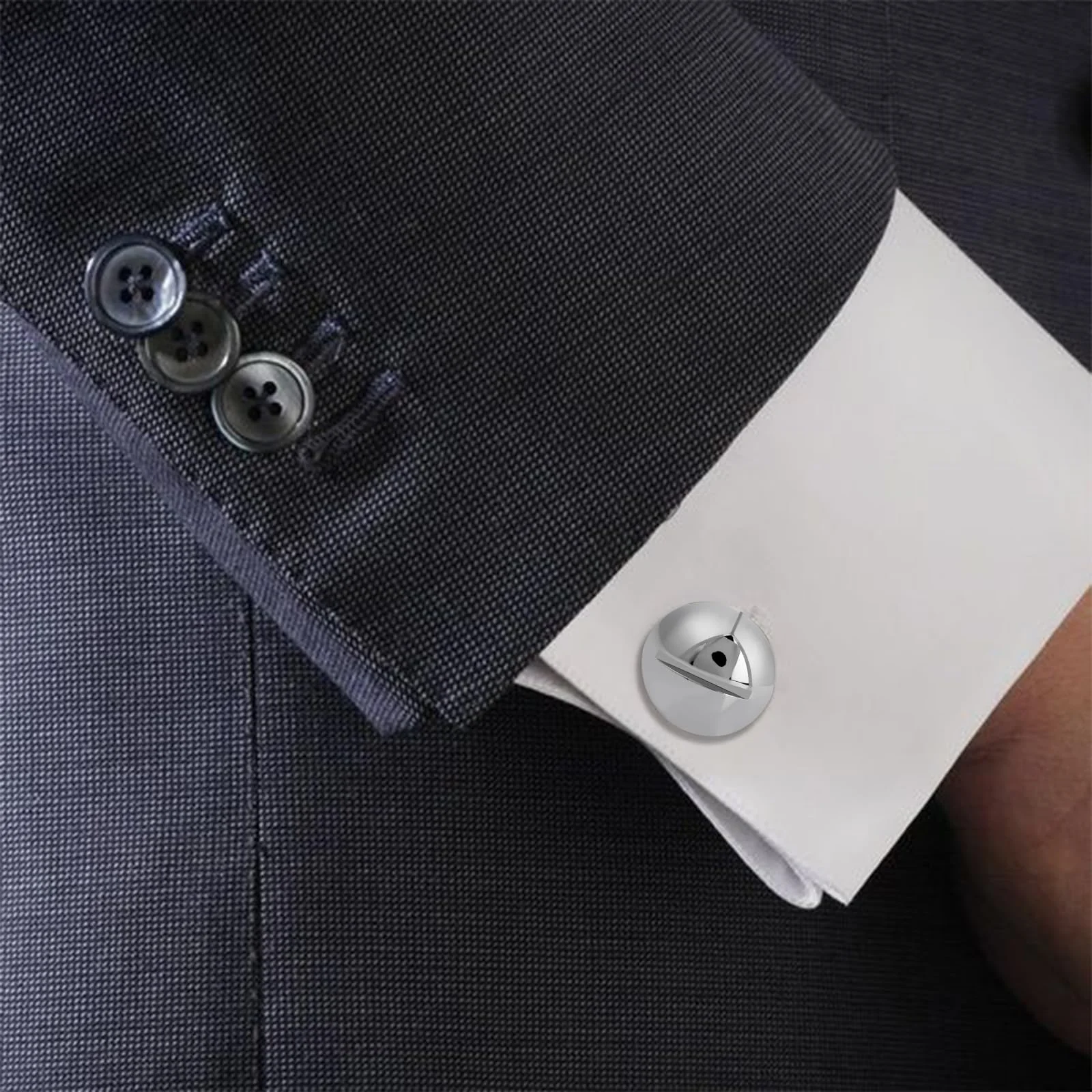 Novelty Screw & Nut Cufflinks for Men