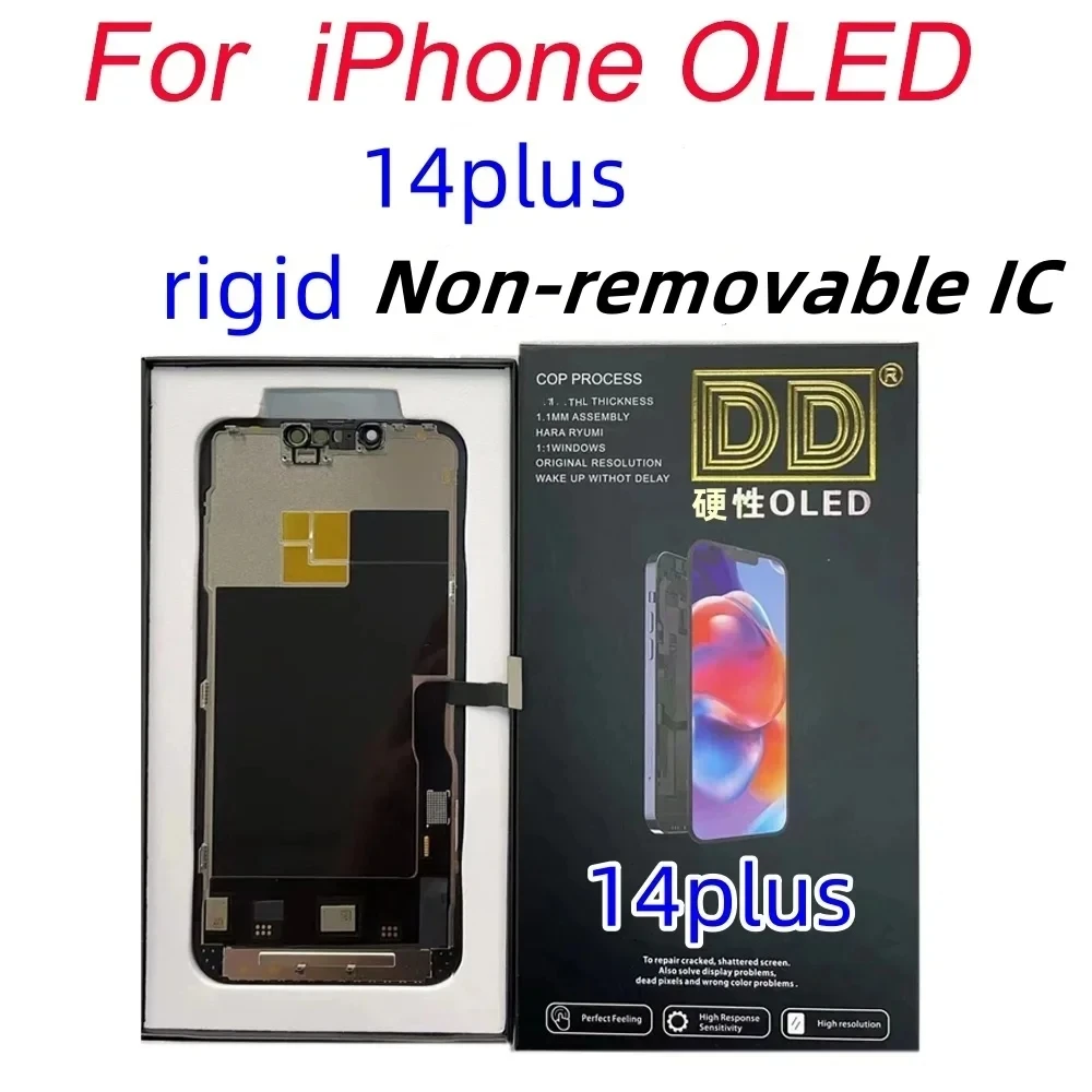 NO IC OLED Display For iPhone 13 14 15 13Pro 14Pro 15Pro 15Pro Max 13promax 14plus  LCD Solve Non-Genuine Screen Pop Up Problem