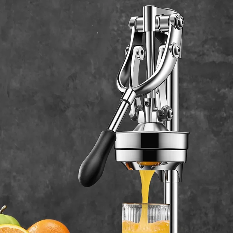 Manual Commercial Juicer for Pomegranate Lemon Orange Watermelon Fresh Fruit Juice Extractor Heavy Duty Hand Press Machine