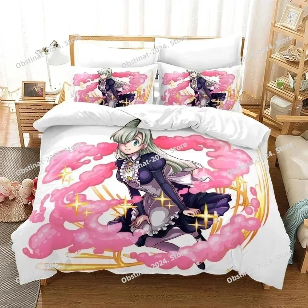 The Seven Deadly Sins Bedding Set Single Twin Full Queen King Size Anime Bed Set Teenager Bedroom Duvet cover Sets bed