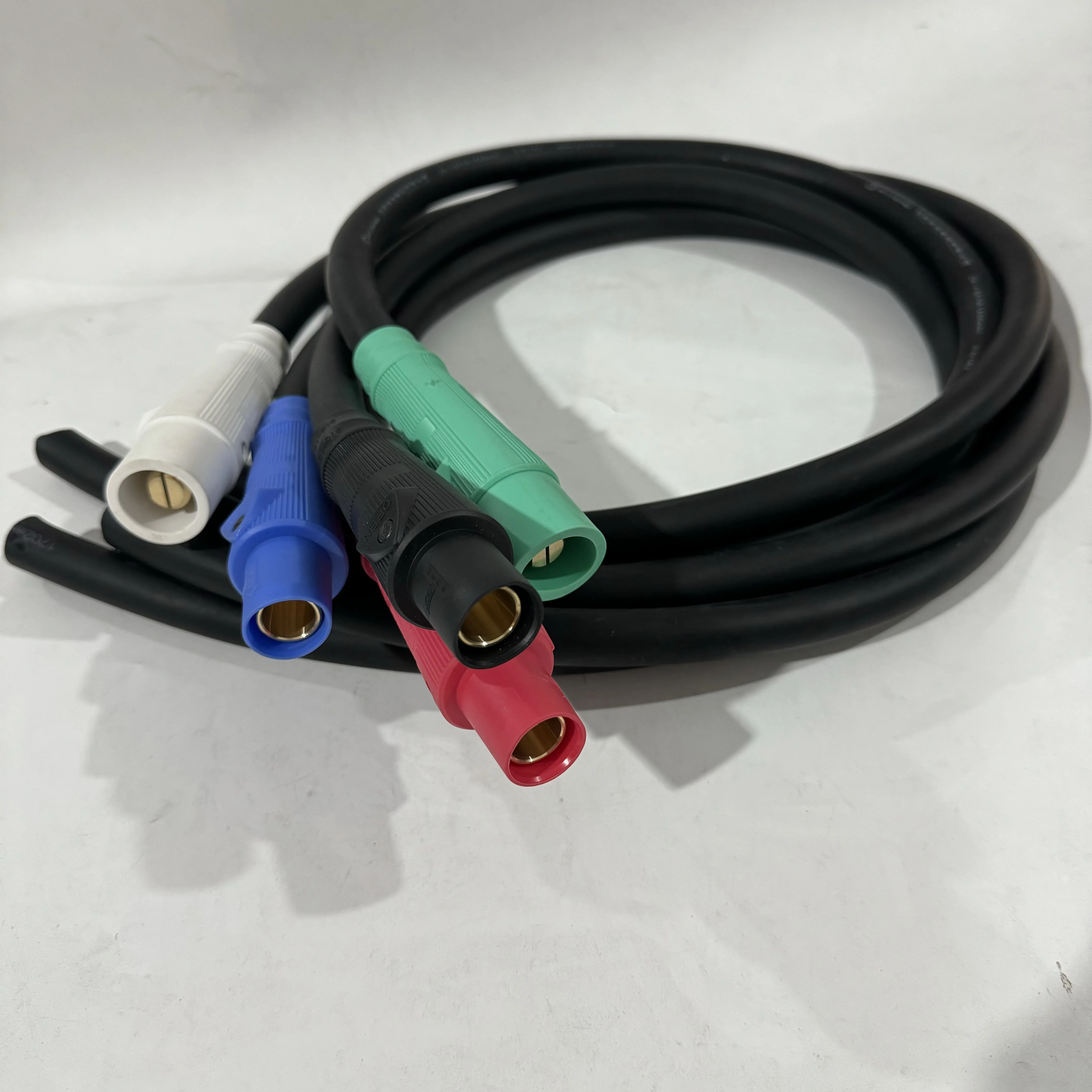 1Meter Camlock 400A 200A 150A 5 Wire Extension Cable to Bare