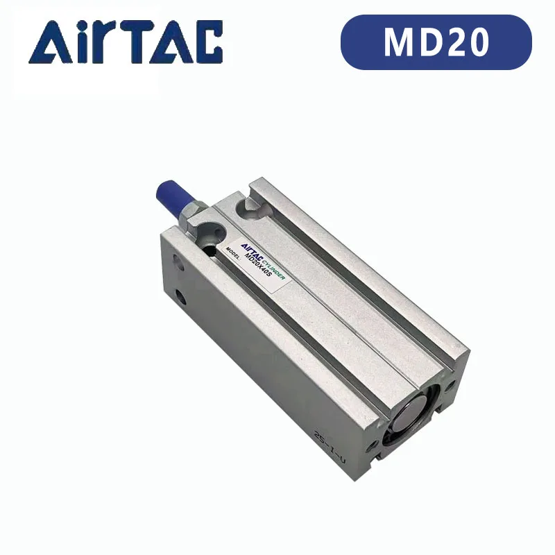 AirTac Pneumatic MD Series Multi-position Free Installation Fixed Cylinder  MD20X5X10X15X20X25X30X35X40X60X70S Air Cylinder