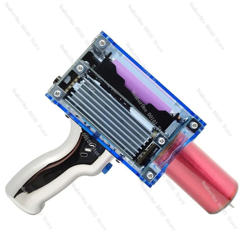 

Handheld Coil High Voltage Arc Generator PRO Edition Palm Lightning Device Electromagnetic Experiment Tool Portable Plasma