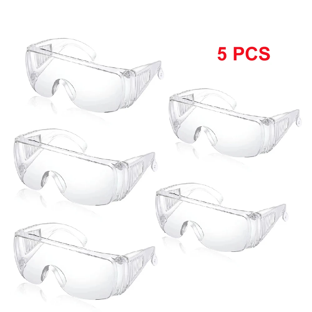 Safety Goggle Anti Splash Dust Proof Work Lab Eyewear Eye Protection Safety Glasses Clear Lens PC Material Protection  Glasses
