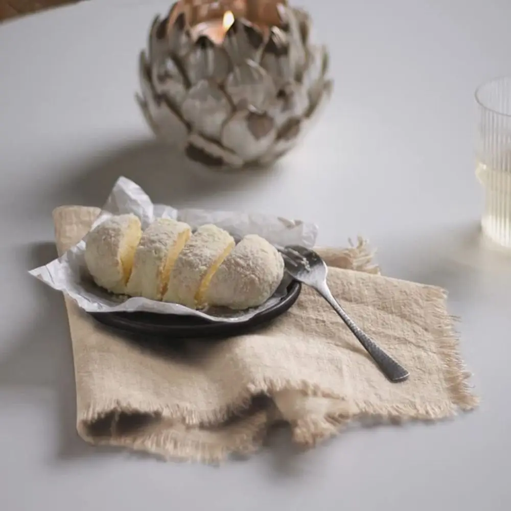 Party Supply Table Decoration Linen Napkin Solid Color Reusable Cotton Napkin Retro Soft Placemats Banquet
