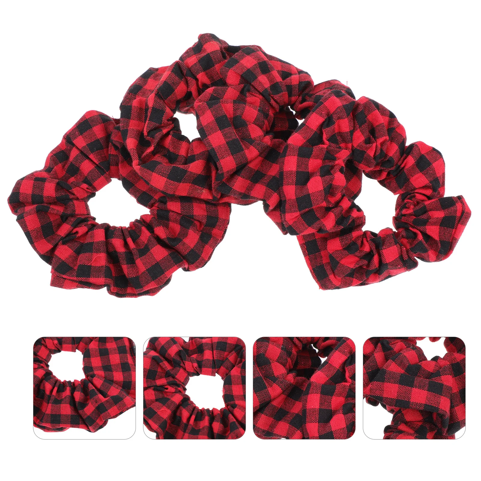 

15Pcs Cloth Hair Rings Premium Creative Hairbands Lightweight Ponytail Hair Holders for Decorative Hairband